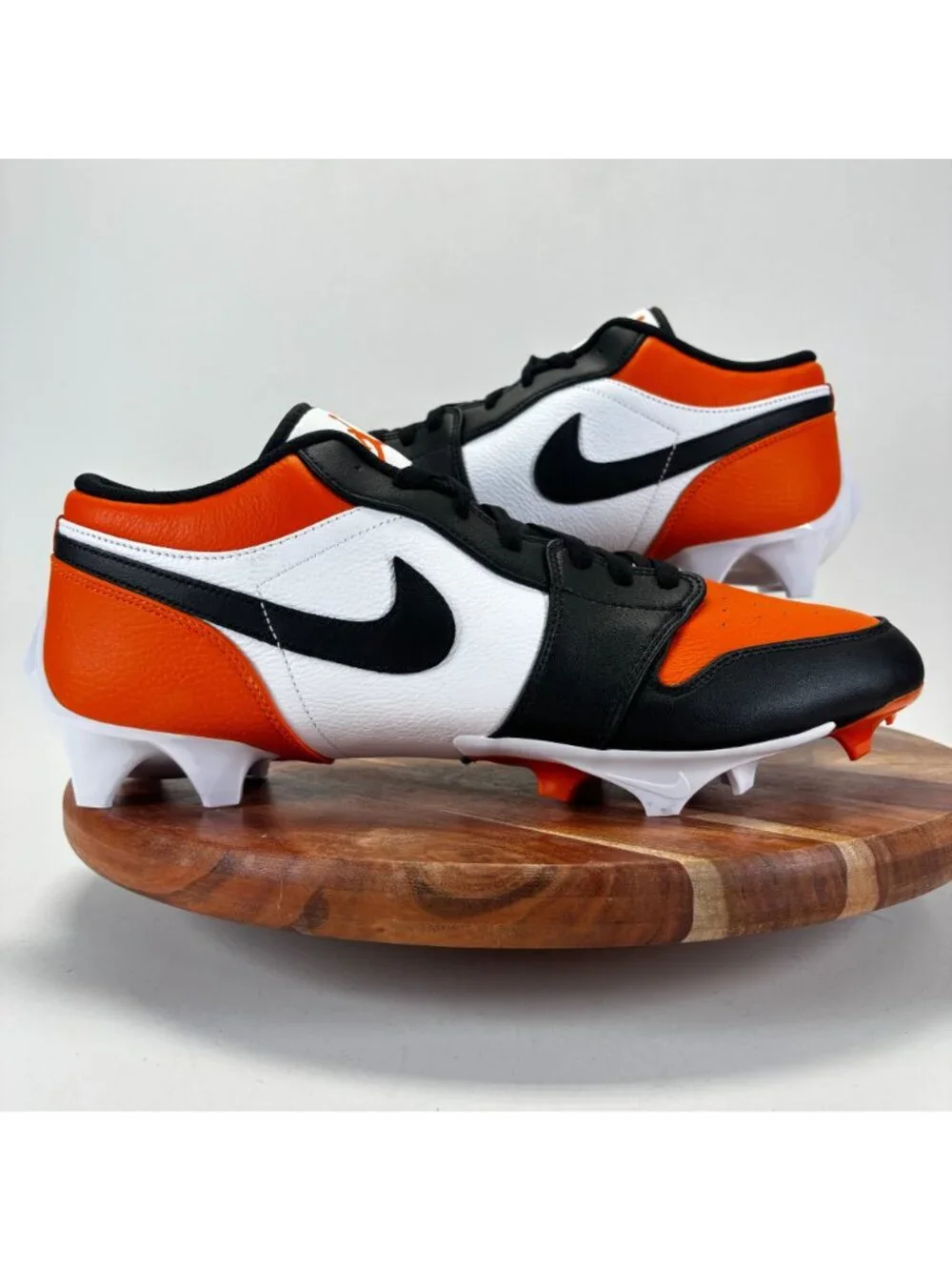 Nike Air Jordan 1 Low TD Shattered Backboard Football Cleats FJ6245-801 Men's 15